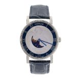 Corum Lunar Pegasus Blue 10 Lire wristwatch