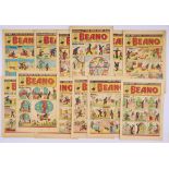 Beano (1952) 501-512 including 508 Easter Number. Nos 502, 509 [gd], 507 [vg-], balance [vg/fn] (