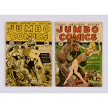 Jumbo Comics (Fiction House 1942) 41 [vg], 44 [gd] (2). No Reserve