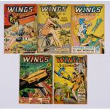 Wings Comics (Fiction House 1948-49) 92, 95, 97, 103, 104. # 104 [gd-vg], 92, 103 both [vg-], 95, 97