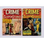 Crime SuspenStories (1952-53) 11, 25. # 11 [vg+], 25: top staple removed, interior pages neatly
