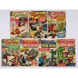 Tales of Suspense (1964) 49-55 (# 51, 52 cents copies). # 52, 55 both [gd], 49-51 [vg], 53, 54 [vg+]
