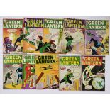 Green Lantern (1961-63) 8, 11, 12, 14, 15, 18, 20-22, 24. # 11: ¾ split spine [gd], 15 [vg], balance