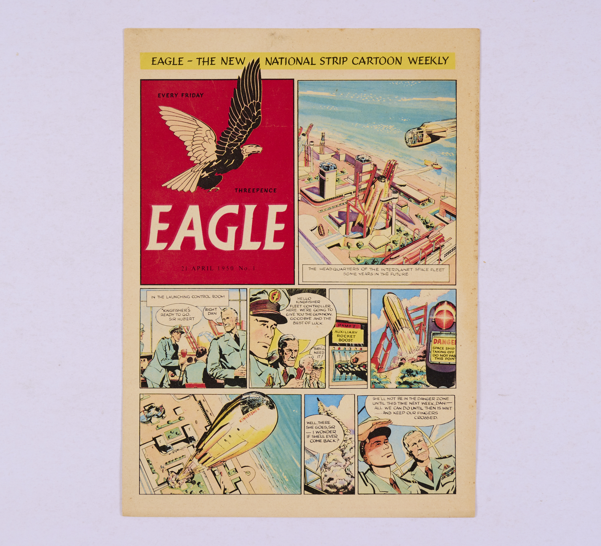 Eagle No 1 promo (1950). Promotional 8 pg full colour issue distributed to churches and schools in