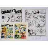 Charley's War: 4 original consecutive artworks (1980) by Joe Colquhoun for Battle-Action 275 pgs