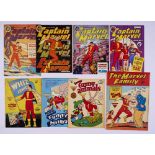 Captain Marvel Adventures (1950 series Fawcett/L. Miller) 61, 73, 76. With (1953 series) 13,