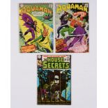 Aquaman (1966-67) 29 First Ocean Master, 35 First Black Manta. With House of Secrets 81 (1969).