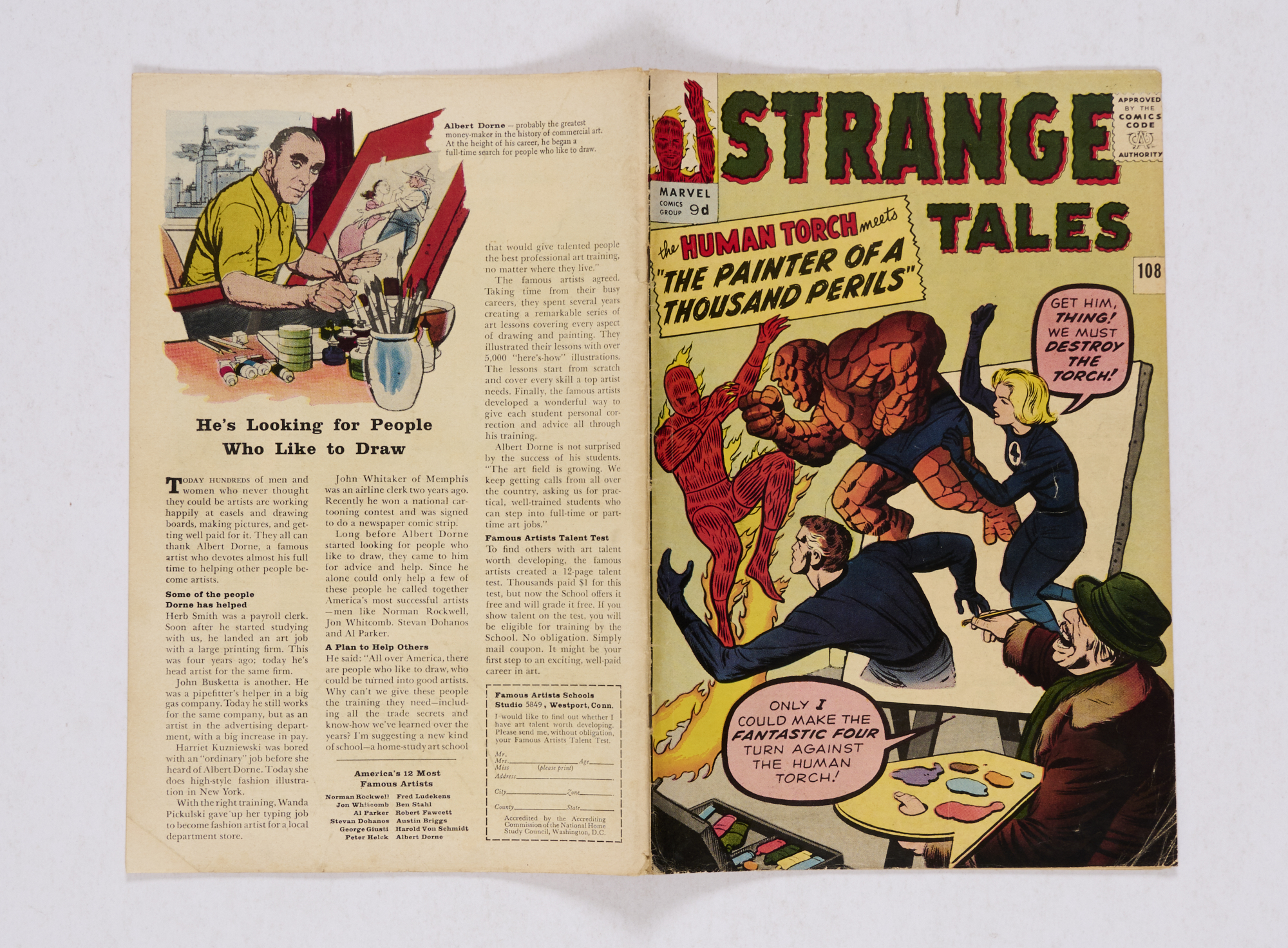 Strange Tales 108 (1963) [vg]. No Reserve - Image 2 of 4