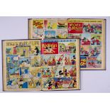 Mickey Mouse Weekly (Jan 1st-Dec 31st 1955). Complete year in two bound volumes. Starring Mickey and