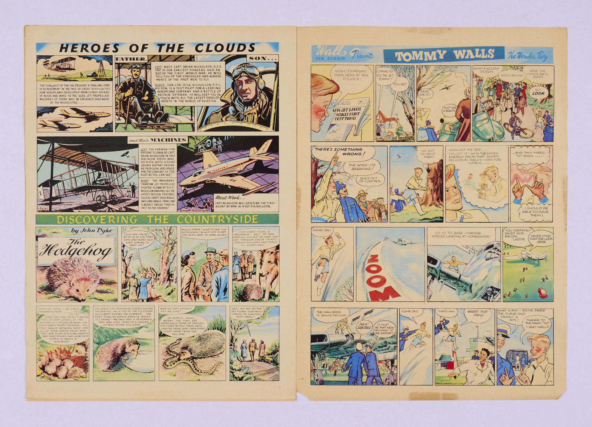 Eagle No 1 promo (1950). Promotional 8 pg full colour issue distributed to churches and schools in - Image 4 of 5