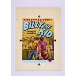 Billy The Kid original cover artwork (1953) painted and signed 'Walt' by Walt Howarth from Billy the