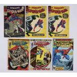 Amazing Spider-Man (1967-80) 44 [gd-vg], 45 (x 2) [vg-/vg+], 113 [gd], 115 [fn+], 200 [fn-vfn] (