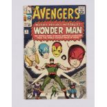 Avengers 9 (1964) Cents copy. Cover has one-eighth inch lower corner piece missing. High cover