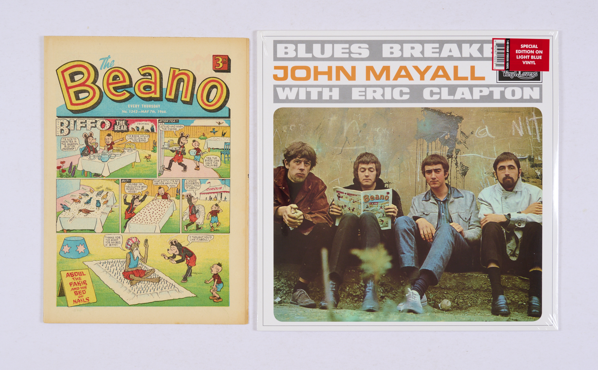 Beano 1242 (1966). Featured on the John Mayall, Eric Clapton Bluesbreakers LP (known as 'The Beano