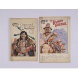 Buffalo Bill: two original front cover artworks (1917, 1920s) initialled 'RP' (Robert Prowse) from