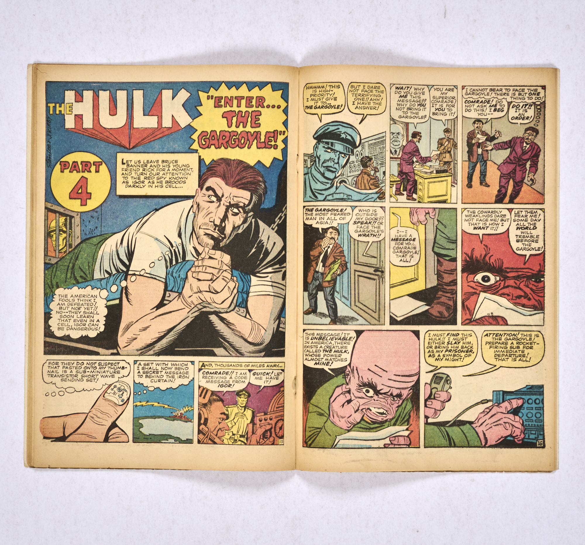 Incredible Hulk 1 (1962) General overall wear and lower staple rust with no major defects. Retrieved - Image 5 of 8