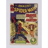 Amazing Spider-Man 15 (1964) top back cover creasing [vg]. No Reserve