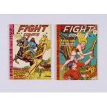 Fight Comics 2, 3 (Trent Book Co, 1960). King-Size 68 pg issues. Starring Tiger Girl, Sheena, Jungle