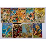 Fight Comics (Fiction House 1945-54) 36 [gd-vg], 54, 56 [vg], 57 [gd-vg], 63 all interior pgs worn