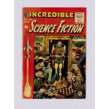 Incredible Science Fiction 32 (1955). Some spine wear, cream pages [vg/fn]. No Reserve