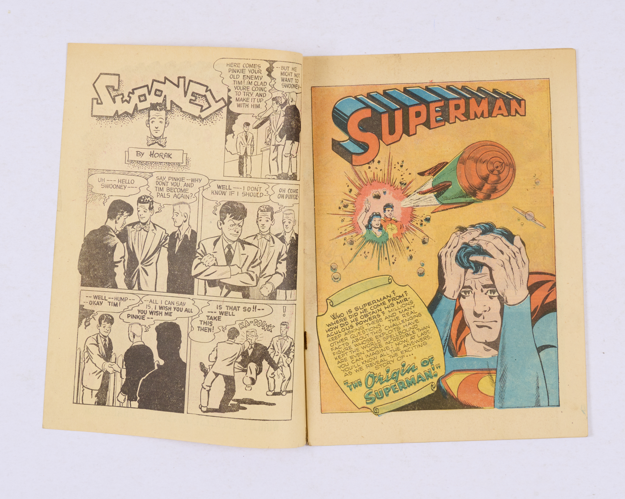 Superman No 18: The Origin of Superman (1948 Colour Comics, Australia). Colour reprint of U.S. - Image 2 of 4
