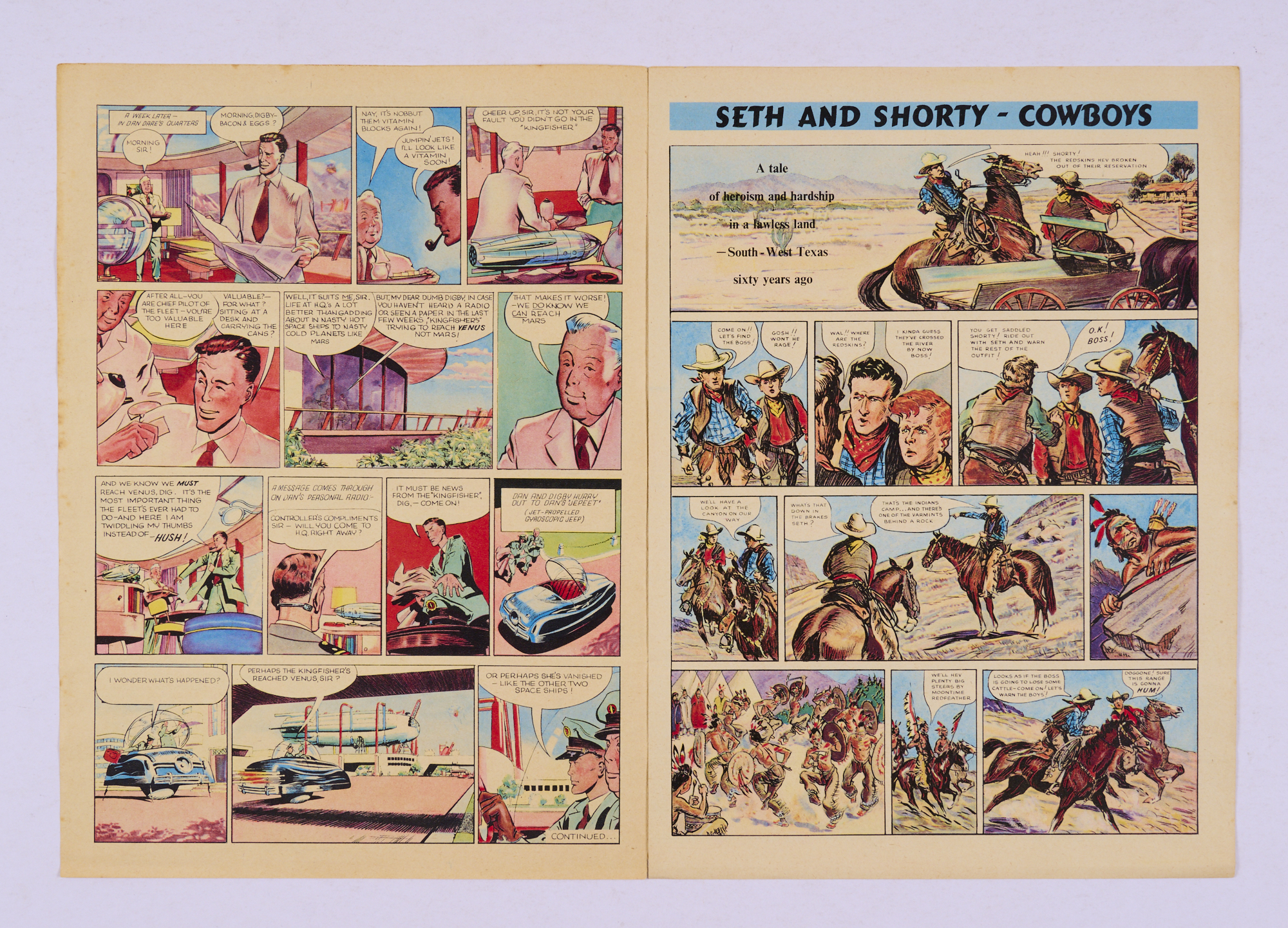 Eagle No 1 promo (1950). Promotional 8 pg full colour issue distributed to churches and schools in - Image 2 of 5