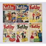 Kathy The Teen-Age Tornado (1960-63) 3, 7, 10, 16, 19, 25 All cents copies. # 10 [gd], balance [