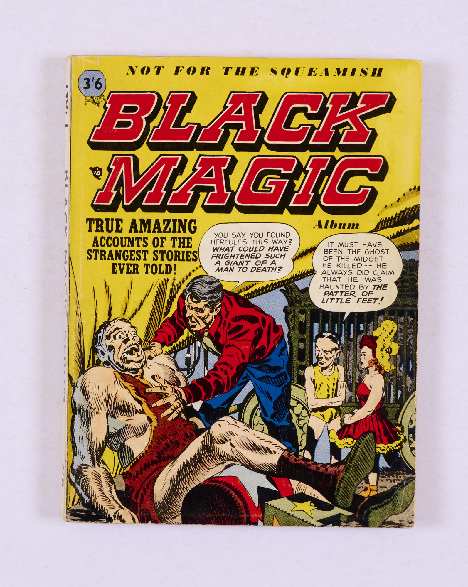 Black Magic Album 1 (1954 Arnold Book Co). Simon & Kirby cover art from Vol. 3 # 2 of the U.S.