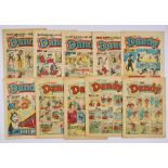 Dandy (1960) The New Big Dandy: 986-995 including Fireworks issue [vg-/vg+] (10)