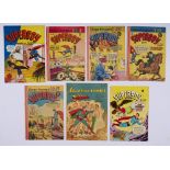 Superboy Australian reprints (1950s, K.G. Murray) 61, 96, 98-100, 130. With Adventure Comics 4 (