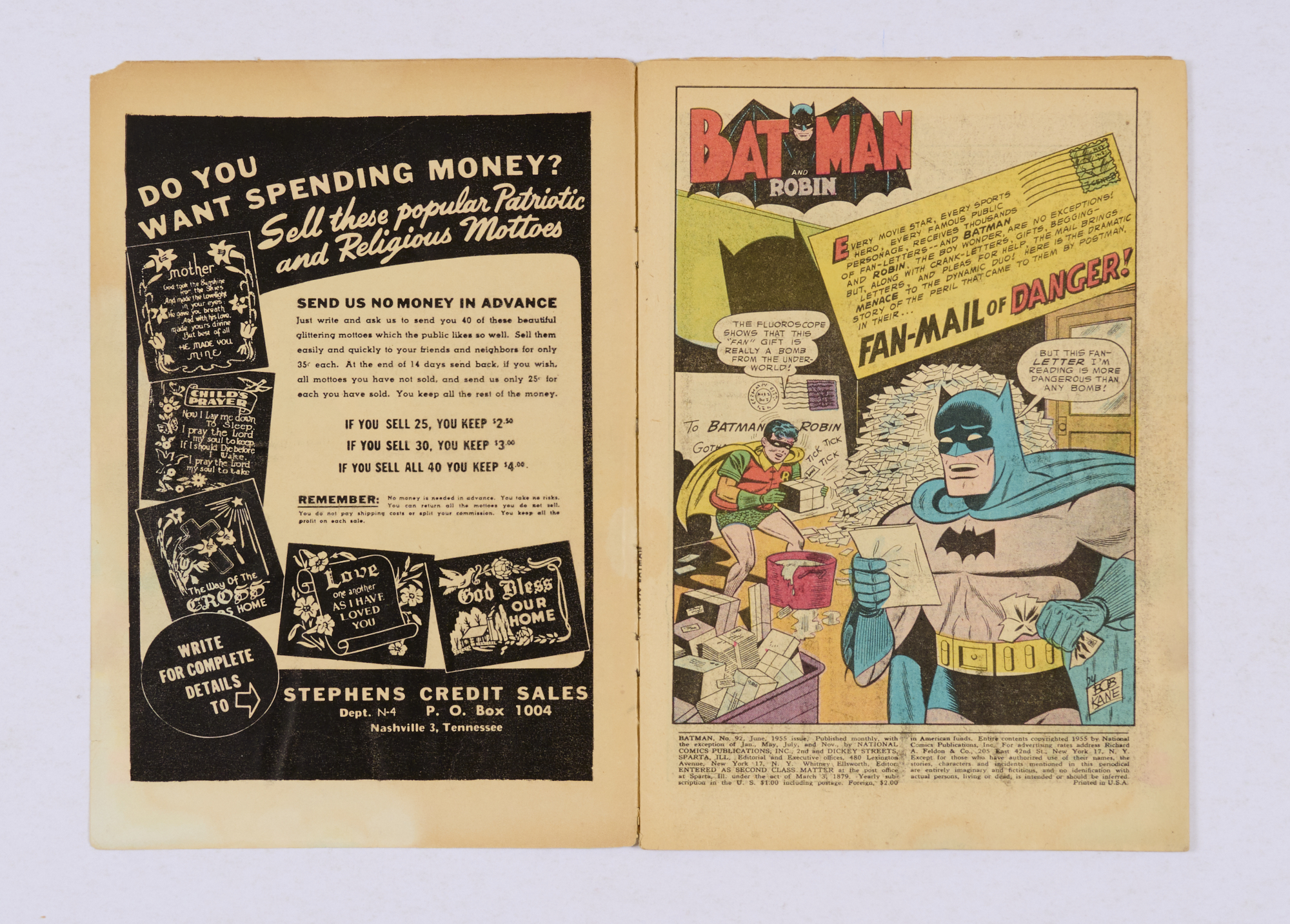 Batman 92 (1955) [gd/vg]. No Reserve - Image 2 of 5