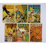 Jumbo Comics (Fiction House 1947-52) 104, 106, 111, 127, 128, 155. All [vg] (6). No Reserve