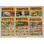 Buster (5 Jan - 28 Dec 1963). Complete year. Starring Maxwell Hawke, The Black Axe, Bruce Forsyth,