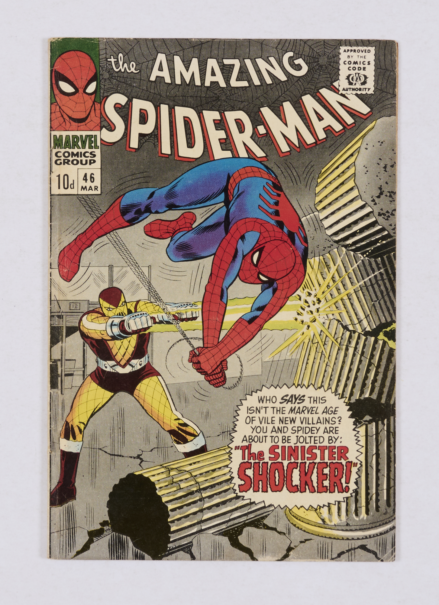 Amazing Spider-Man 46 (1967). Cream/light tan pages [vg+]. No Reserve