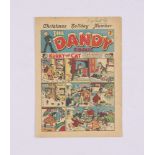 Dandy 160 (1940) Christmas Holiday Number. Cream/light tan pages [vg+]