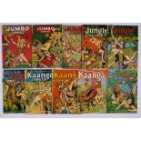 Jungle Australian reprints (1952-3, H. John Edwards, Sydney). Jumbo Comics 24, 25, 26, Jungle Comics