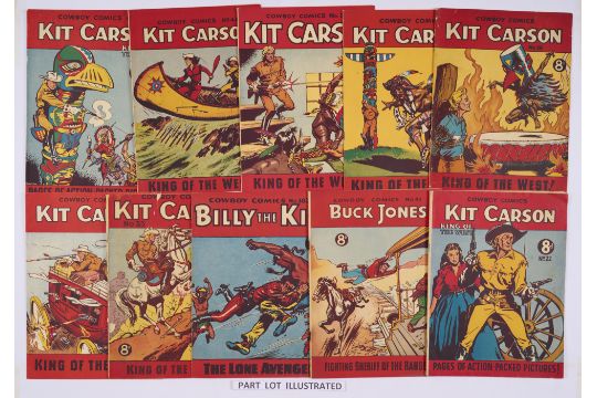 Kit Carson King of the West comics (1949-53) 1-44. Complete run including No 38 Billy The Kid, Nos - Image 3 of 3