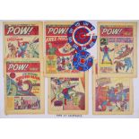 POW! (1968) 51-86 (final issue) No 53 wfg Flying Saucer (lacking press-out card). Reprinting U.S.