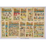 Beano (1961) 964-1015. Near complete year (missing Fireworks No 1007) and including No 1000 [vg],