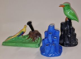 Carlton Ware collection of vintage pen holders/desk tidy's (3).