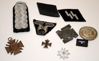 Collection of WWI and WWI German Military badges and insignia