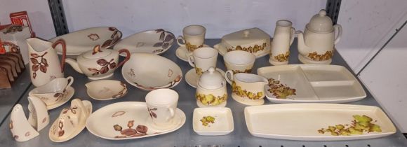 Carlton Ware collection of Australian Design tableware. Two patterns included.