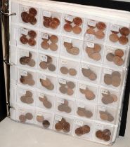 Album containing a quantity of GB decimal copper coins (ref:80)