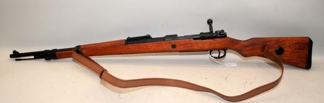 Vintage bolt action rifle. Non-functioning replica wallhanger. Display only