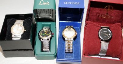 Large collection of ladies fashion watches, mostly boxed. 20 in lot