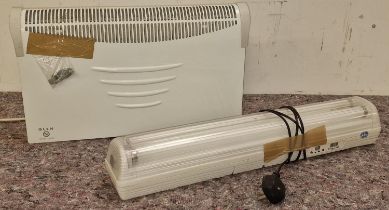 Glen electric radiator together with an electric strip/work light.