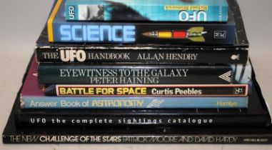 Collection of reference books relating to Space and UFO's