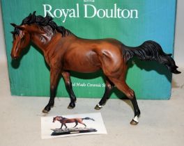 Royal Doulton Flight of the Trakehner larger matt finish horse figure. Comes boxed with