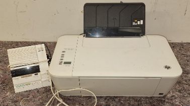 A HP Deskjet 2540 multi function printer together with a Morphy Richards clock radio (2).