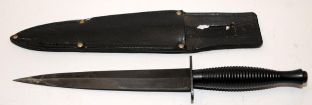Fairburn/Sykes style fighting knife and frog.
